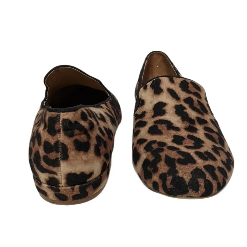 STEVE MADDEN Sol Animal Leopard Print Loafers 7